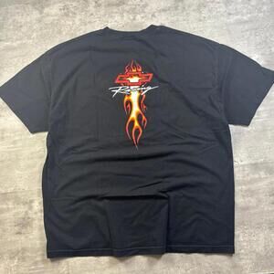 Y2K Chevrolet Racing Graphic Flame Tee
